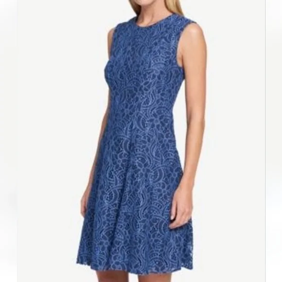 green emerald velvet dress Tommy Hilfiger Womens Fit and Flare Dress Guava 14 at Amazon Women's  Clothing store main image 0